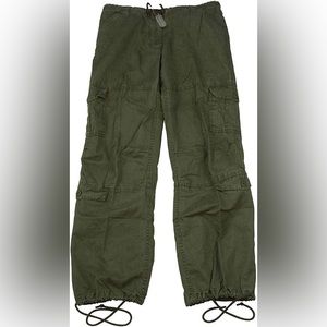 Olive Drab Low Rise Cargo Pant
